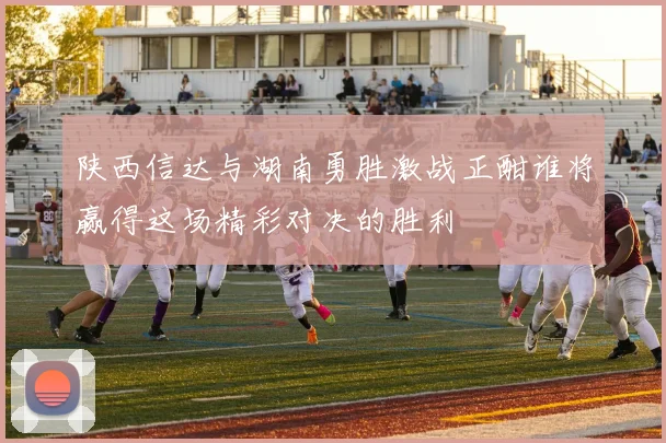 陕西信达与湖南勇胜激战正酣谁将赢得这场精彩对决的胜利